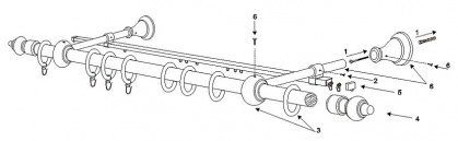 Инструкция по монтажу карнизов D28mm