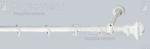 Карниз Верди белое золото 16 мм от магазина karnizy.ru