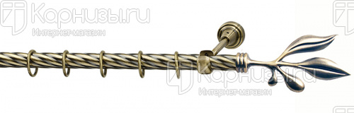 Карниз Баваро антик твистер 16мм от магазина karnizy.ru