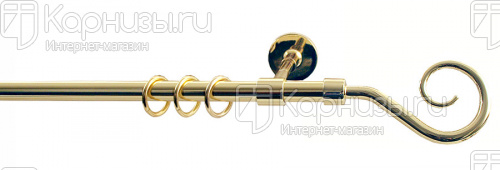 Карниз Зевс золото 16 мм от магазина karnizy.ru