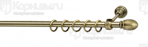 Карниз Беллуно антик 16 мм от магазина karnizy.ru